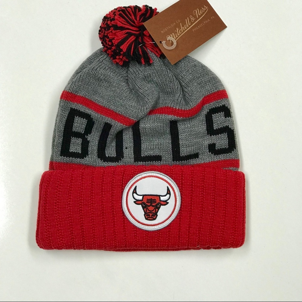 Chicago Bulls Mitchell and Ness beanie